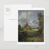 Katoen in een Cornfield, 1833 Briefkaart (Voorkant / Achterkant)