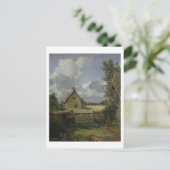 Katoen in een Cornfield, 1833 Briefkaart (Staand voorkant)