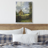 Katoen in een Cornfield, 1833 Canvas Afdruk (Insitu (Slaapkamer))