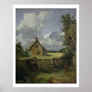 Katoen in een Cornfield, 1833 Poster