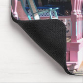 Katoen in een Rij - Martha's wijngaard Muismat (Hoek)