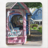 Katoen in een Rij - Martha's wijngaard Muismat (Voorkant)