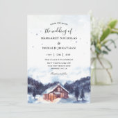 Katoen in een sneeuwdorp Weddenschappen Kaart (Staand voorkant)