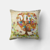 Katoen is het 2e Jubileum Enchanted Forest Kussen (Achterkant)