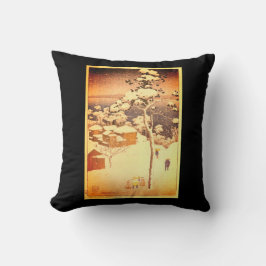 KATOEN JAPANESE AFDRUKMONOGRAM Sierkussen