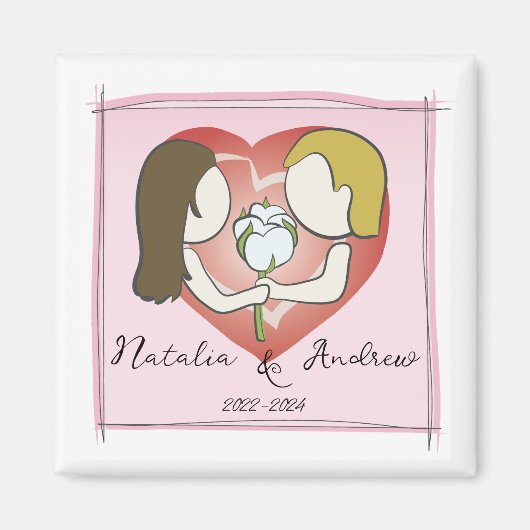 Katoen Jubileum Magneet (Voorkant)