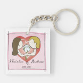 Katoen Jubileum Sleutelhanger (Achterkant)