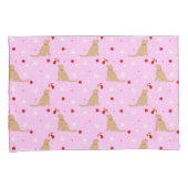 Katoen keuzeknop Snoep Roze Hoesje Kussensloop (Voorkant-Rechts)