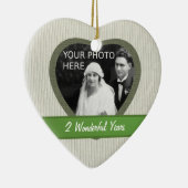 "Katoen" Kijk op het tweede Jubileum Ornament (Rechts)