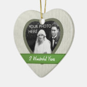 "Katoen" Kijk op het tweede Jubileum Ornament (Links)