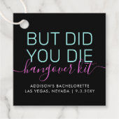 Katoen Kit Heb je het overleefd Grappig Persoonlij Bedankjes Labels (Voorkant)