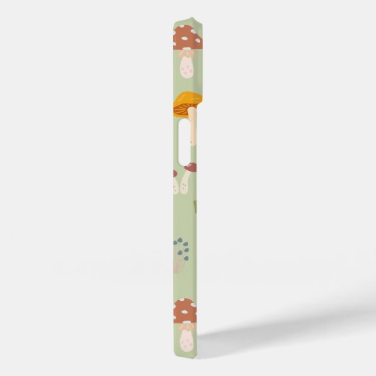 Katoen, kleurrijk paddenstoelenpatroon Case-Mate iPhone case (Achterkant / Rechts)