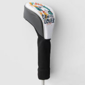 Katoen Koffieliefhebber Golfheadcover (Schuin)