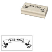 Katoen label rubberstempel (Gestempeld)