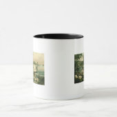 Katoen laden op de Mississippi, 1870 Mok (Midden)