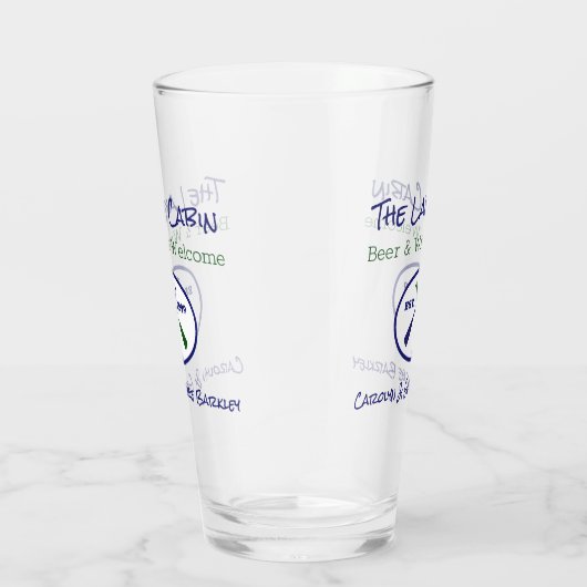Katoen Lake Home Ocean Funny Tumblers (Rechts)