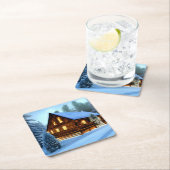 Katoen Land Noordpine Cabine Kartonnen Onderzetters (Insitu)