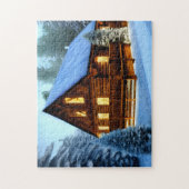 Katoen Land Noordpine Cabine Legpuzzel (Verticaal)