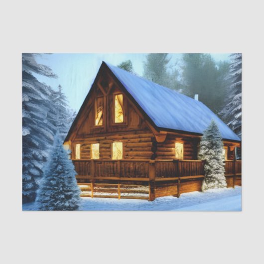 Katoen Land Noordpine Cabine Tissuepapier (Voorkant)