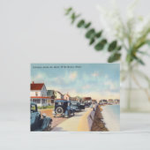 Katoen langs de kust, het Beach van de Wells, Main Briefkaart (Staand voorkant)