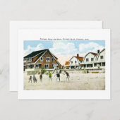 Katoen langs de kust, het Fairfield, Connecticut Briefkaart (Voorkant / Achterkant)