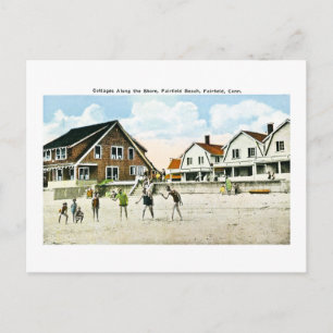 Katoen langs de kust, het Fairfield, Connecticut Briefkaart
