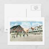 Katoen langs de kust, vliegveld, Conneticut Briefkaart (Voorkant / Achterkant)