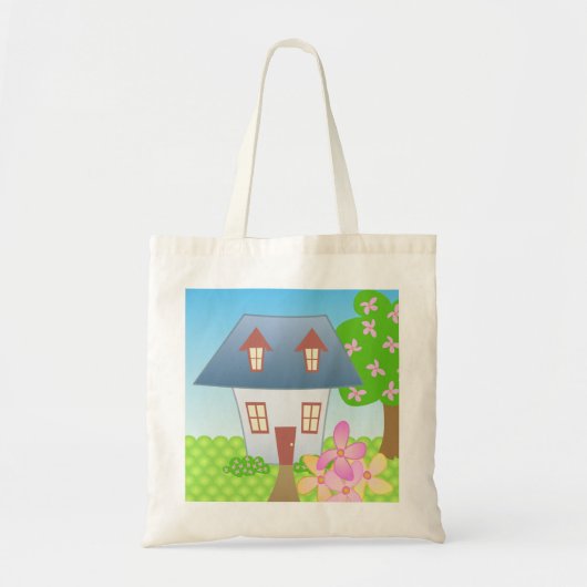 Katoen - Lente Tote Bag (Voorkant)