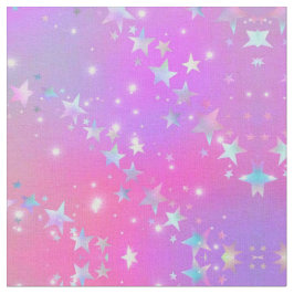 Katoen met roze hemelcombed stof