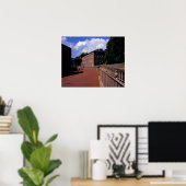 Katoen Mill op New Lanark Briefkaart Poster (Thuiskantoor)