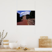 Katoen Mill op New Lanark Briefkaart Poster (Keuken)