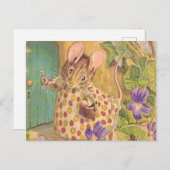 Katoen muis - Beatrix Potter Briefkaart (Voorkant / Achterkant)