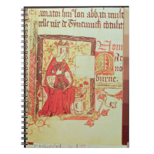 Katoen Nero D VIII fol. 7 Koningin Matilda, met a Notitieboek