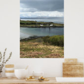 Katoen op het eiland Jura in Schotland Poster (Keuken)