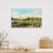 Katoen planten in Mississippi Poster (Keuken)