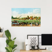 Katoen planten in Mississippi Poster (Thuiskantoor)