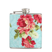  Katoen rode roze kolf Heupfles (Voorkant)