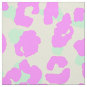 Katoen roze luipaard stof (Swatch)