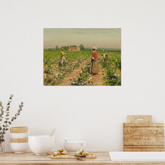 Katoen schoppen - William G. Gaul Fine Art Poster (Keuken)