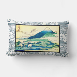 KATOEN Sierkussen JAPANESE DRUK W/MONOGRAM Kussen