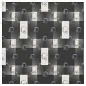 Katoen skelet- en skelet stof (Swatch)