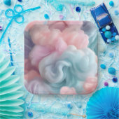 Katoen Snoep Abstract Papieren Bordje (Feest)