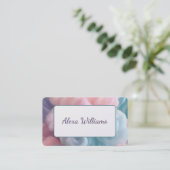 Katoen Snoep Abstract Visitekaartje (Staand voorkant)