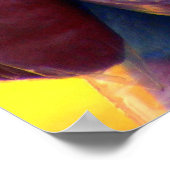 Katoen Snoep afdrukken Poster (Hoek)