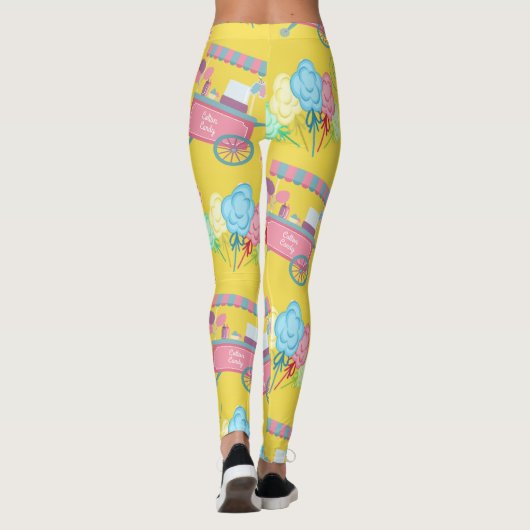 Katoen Snoep Alles-over-druk Leggings (Achterkant)