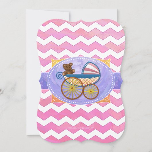 Katoen Snoep Baby Kaart (Voorkant)