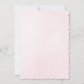 Katoen Snoep Baby shower Invitation Kaart (Achterkant)