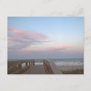 Katoen Snoep bij de strand Briefkaart