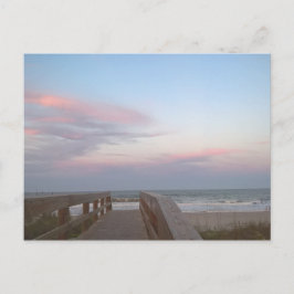 Katoen Snoep bij de strand Briefkaart