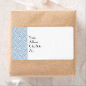 Katoen Snoep Blauw Abstract Etiket (Insitu)